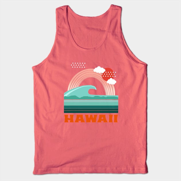 hawaii rainbow Tank Top by SeventyEightDesigns